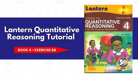 Quantitative Reasoning Aptitude Basic Five 5 Lantern Page Exercise