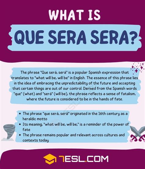 5 Ways Que Sera Sera