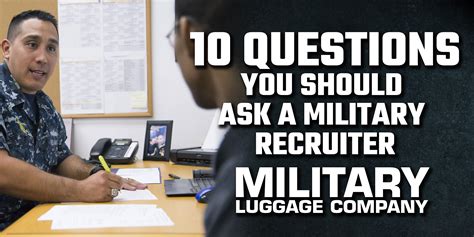 Questions To Ask Your Military Recruiter Tacticalgear Com