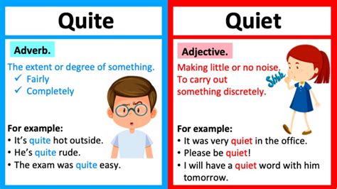 Quite Vs Quiet What S The Difference Learn With Examples Youtube