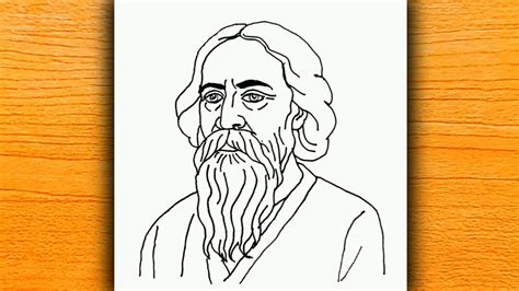 Rabindranathtagore Drawing Five Day Ago In School Please Wach Youtube