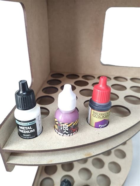 Rack Mdf De Pinturas Gotero Esquinero Chico