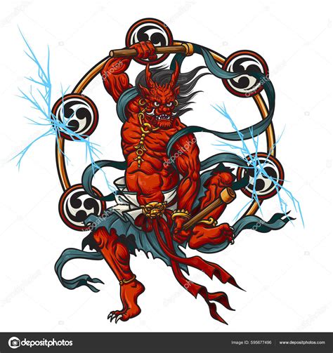 Raijin God Of Thunder The Alpha Art Japanese Tattoo Art Japanese