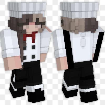 Rainbow Chef Girl Minecraft Skin