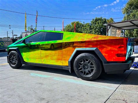 Rainbow Cybertruck: The Bold Future of Colorful Electric Vehicles