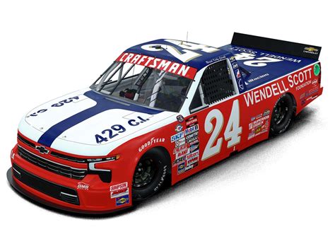 Rajah Caruth 2023 Wendell Scott Foundation Darlington Throwback 1 64 Rajah Caruth 2023 Wendell Scott Foundation Darlington Throwback 1 64