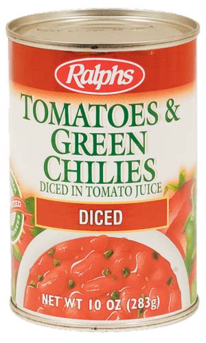 Ralphs Diced Tomatoes Amp Green Chiles 10 Oz Fry S Food Stores