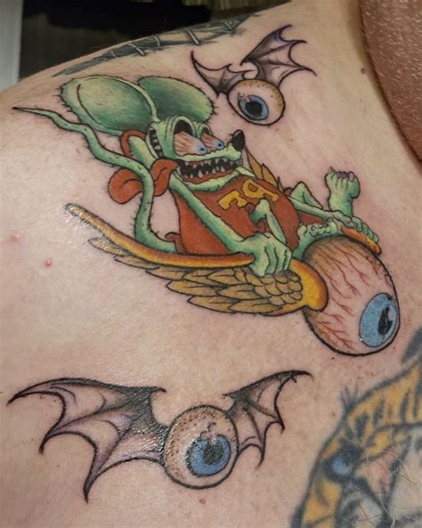 Rat Fink Tattoo Eye Lomihawk