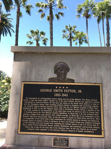 Read The Plaque General George Patton Read The Plaque General George Patton