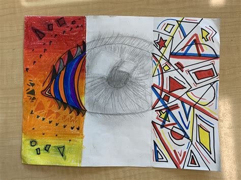Real Abstract And Non Objective Drawing Art Lesson 4Th Grade Real Abstract And Non Objective Drawing Art Lesson 4Th Grade