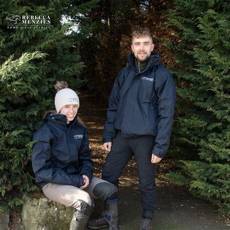 Rebecca Menzies Branded Waterproof Bomber Jacket Rebecca Menzies Branded Waterproof Bomber Jacket