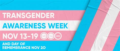 Recognising Transgender Awareness Week University Of York Students Union