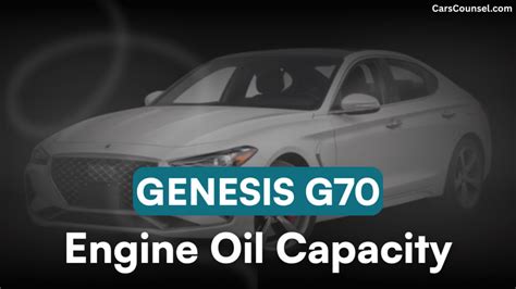 Recommended Oil Type For The Genesis G70 Wallace Genesis Blog Recommended Oil Type For The Genesis G70 Wallace Genesis Blog