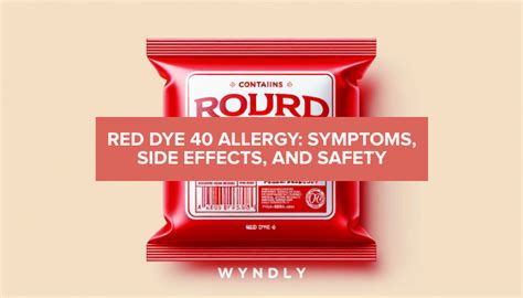 Red 40 Allergy Or Popularly Known As Red Dye Allergy Happens To Both