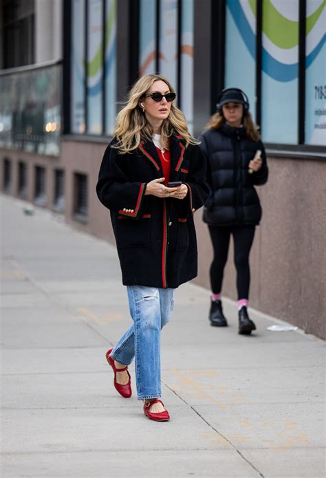 Red Ballet Flats Are The Simple Way To Add A Pop Of Pizzazz To Any Outfit Glamour