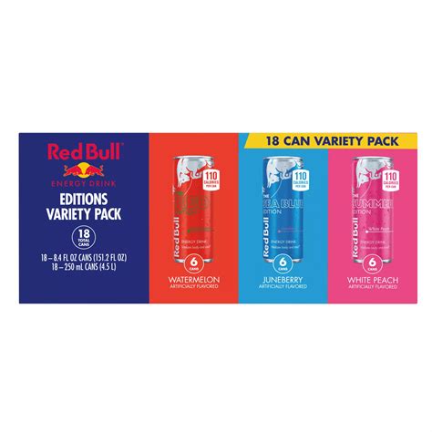 Red Bull Energy Drink Variety Pack 18 Pk 8 4 Fl Oz Bj S Wholesale Club