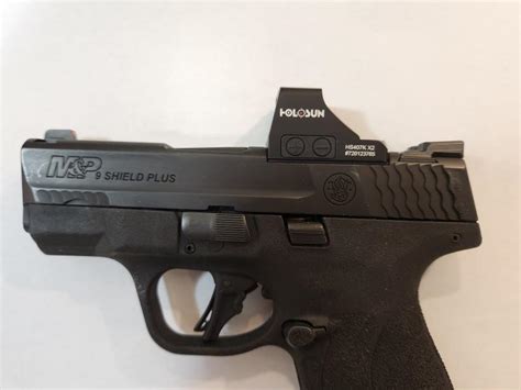 Red Dot Sight On S Amp W Shield Plus Optic Ready Pistol Red Dot Sight On S Amp W Shield Plus Optic Ready Pistol