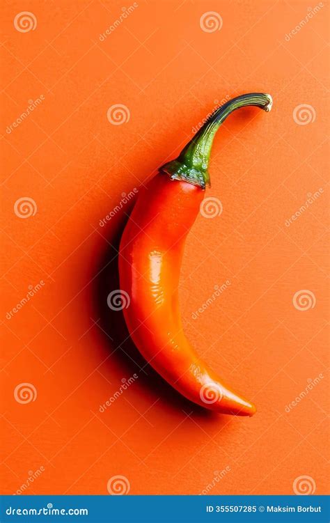 Red Table Top Featuring A Bowl Of Hot Spicy Fresno Peppers With A