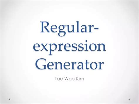 5 Regex Generators