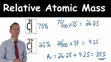 Relative Atomic Mass And Formula Mass Find Mass Numbe Vrogue Co