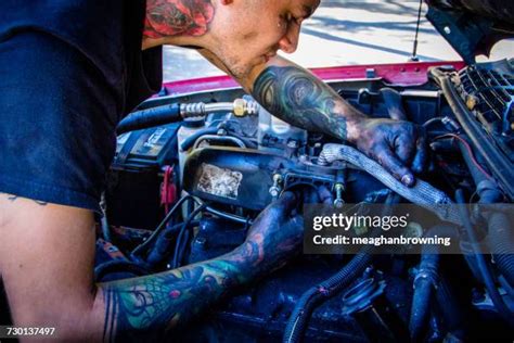 Repair Tattoos 410 Engine Tattoo Stock Photos High Res Pictures And