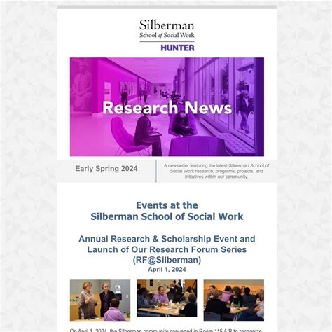 Research News Silberman School Of Social Work