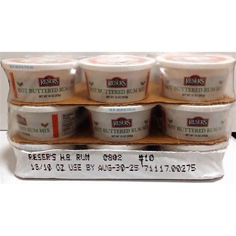 Reser Amp 39 S Hot Buttered Rum Mix 18 Ct Case Desperado Distributing Llc