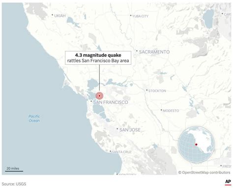 Residents Of San Francisco Bay Area Jolted Awake By 4 3 Magnitude Earthquake Sonoma Index Tribune