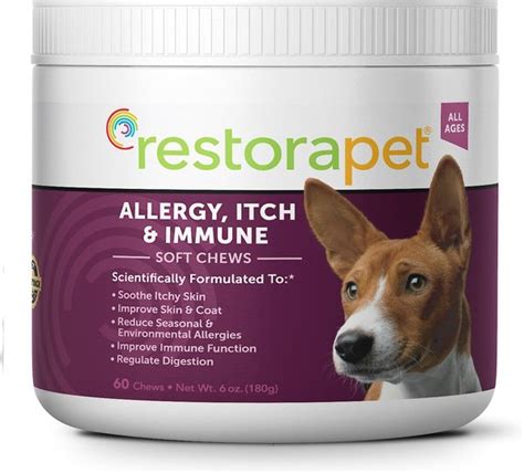 Restorapet Allergy Itch Immune Support Soft Chews Dog Supplement 60