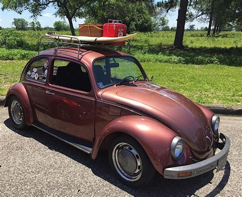 Restored 1968 Volkswagen Beetle Channels Classic California Surf Vibe