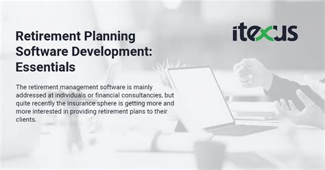 Retirement Planning Software Development Essentials