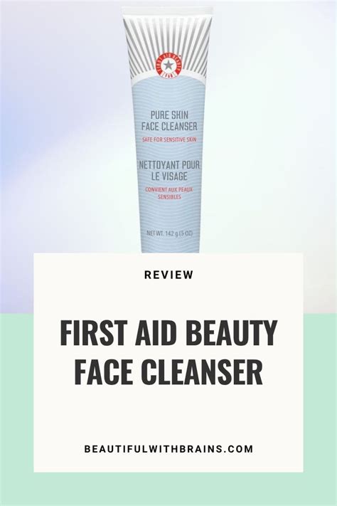 Review First Aid Beauty Face Cleanser Beautiful With Brains
