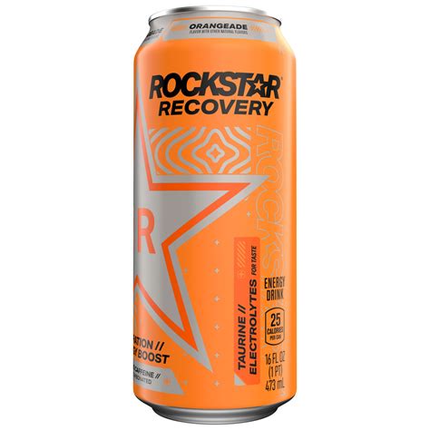 Review Rockstar Recovery Orangeade Energy Drink Mania