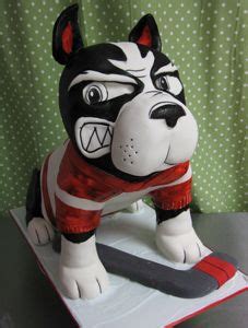 Rhett Cake Sculpted Cake Of Boston University Terrier Mascot