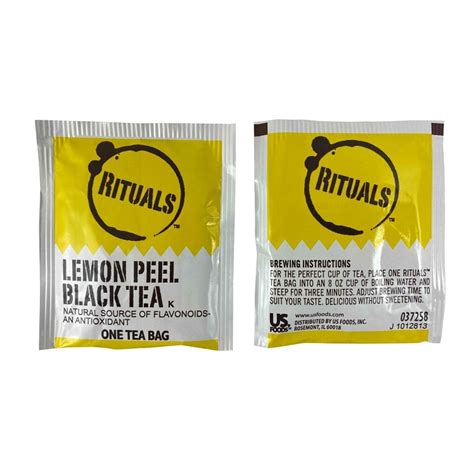 Rituals Tea Bag Hot Black Lemon Peel Us Foods Chef Amp 39 Store Rituals Tea Bag Hot Black Lemon Peel Us Foods Chef Amp 39 Store