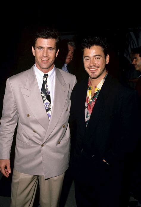 Robert Downey Jr And Mel Gibson At The Premiere Of Amp Quot Air America Amp Quot In