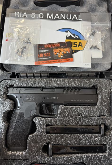 Rock Island Armory Ria 5 0E 9Mm Luger 9X19 Para For Sale Rock Island Armory Ria 5 0E 9Mm Luger 9X19 Para For Sale