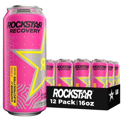 Rockstar Recovery Energy Drink Raspberry Lemonade 16 Fl Oz 16 Fl Oz Fry S Food Stores