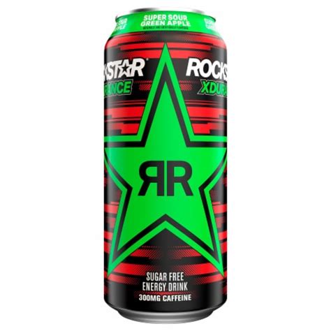 Rockstar Xdurance Super Sours Green Apple Energy Drink Can 16 Fl Oz Fry S Food Stores
