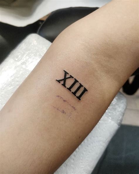Roman Numeral 13 Tattoo Designs Roman Numeral 13 Tattoo Designs