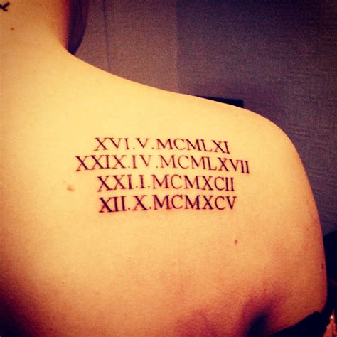 Roman Numeral Birthday Translation Roman Numeral Birthday Translation