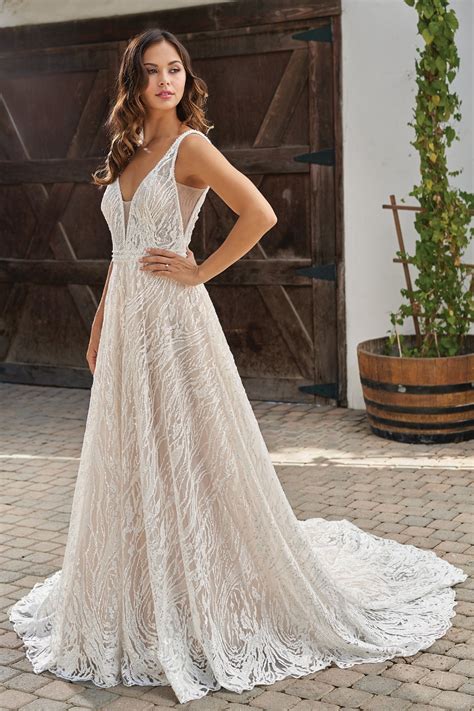Elegant Romantic A Line Wedding Dress Finds