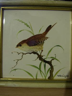 Rosenthal Bavaria Handpainted Bird Tile Koniger Wren 268036654 Rosenthal Bavaria Handpainted Bird Tile Koniger Wren 268036654