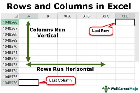 Rows And Columns In Excel What Is It 20 Features Examples