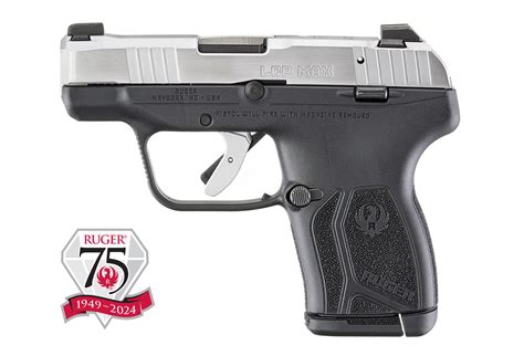 Ruger Lcp Max 75Th Anniversary Edition 380 Acp W Og Box Amp 2 Mags