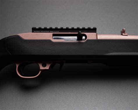 Ruger Rifle Cerakoted Using Rose Gold Cerakote