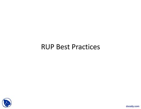 Rup Best Practices Introduction To Software Engineering Lecture Slides