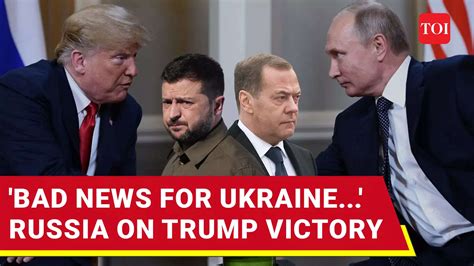 Russia S First Reaction To Trump Victory Putin Aide Says Bad News For Ukraine Watch Russia S First Reaction To Trump Victory Putin Aide Says Bad News For Ukraine Watch