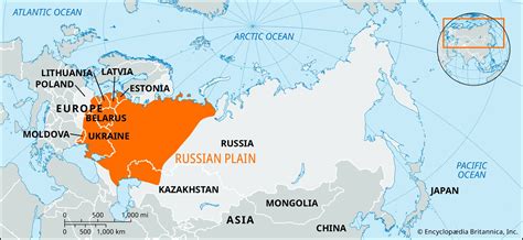 Russian Plain Map Regions Facts Britannica