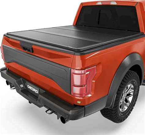 Rvni 4 5Ft Frp Hard Tri Fold For 2022 2023 2024 Ford Maverick Tonneau Cover Truck Bed Walmart Com